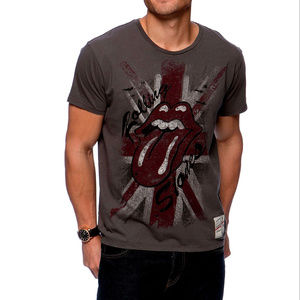 Rolling Stones UK Flag Logo 50 Years RIFF STARS rock Official T-Shirt M NWT